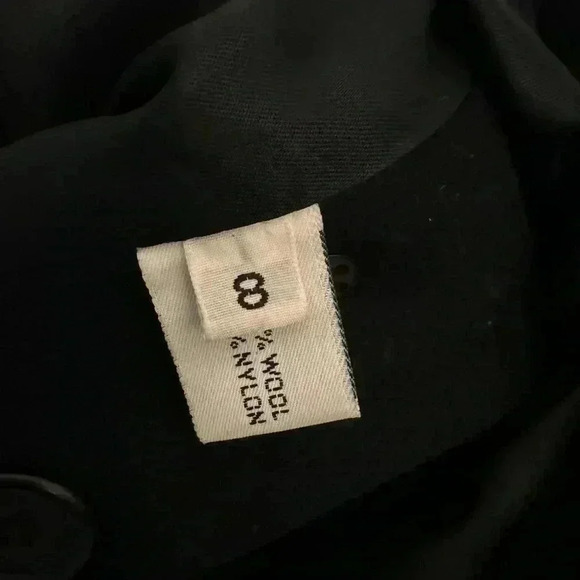 Forecaster Of Boston Women’s Pea Coat Jacket Black Wool Double Breasted Size- 8 - Picture 12 of 12